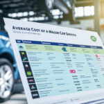 Prix moyen d'un gros entretien de voiture : guide et estimations